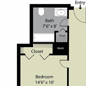 The Wisteria - 1 Bed/1 Bath